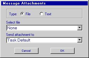 Message attachments can be used to signal or control devices external to the controller such as PLCs, PCs, label applicators, Linx printers; even another controller.