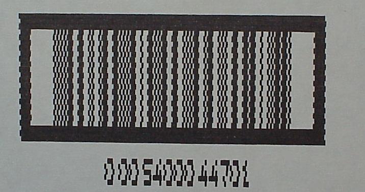 Action: Check for correct encoder. Problem: Short image, dark print, checkerboard pattern.