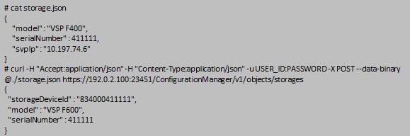 Configure Configuration Manager REST API server Resource type Contents registers the target IQN <Initiator IQN for the target node>.target with the iscsi targets.