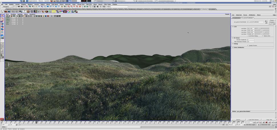 GPU Vegetation Preview Render with OpenGL