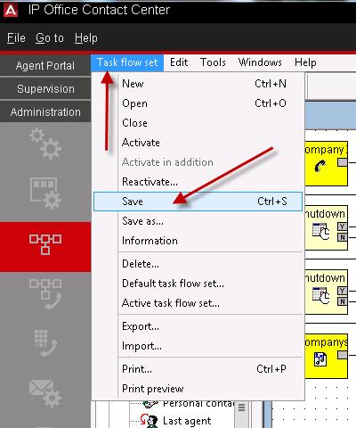 45. Click Task Flow set and select Save. 46.