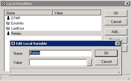 the Retries local variable that was previously