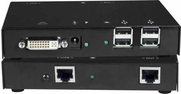 XTENDEX Series ST-C5USBD-250 250 FOOT DVI and USB Extender via