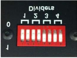 Operation 4.2.1 Divide Ratio Switch Settings Figure 4 shows the Dividers switch on the rear panel of the N4968A.