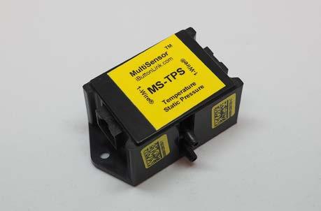 MS-TPS: Temperature and Static Air Pressure Sensor The MS-TPS measures static air pressure as well as temperature.