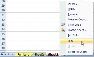 8 After the worksheets are in the target workbook, you can change their order to make the data easier to locate within the workbook.