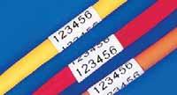 72 1 2000 B30-R4300 B-498 REPOSITIONABLE VINYL CLOTH WIRE & CABLE MARKERS HOLDS STRONG BUT CAN BE REMOVED CLEANLY AND RE-APPLIED.