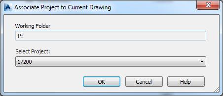 Drawing Right-click on Data Shortcuts, and select Associate