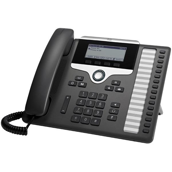 7861 Phone The Cisco 7861 phone features 16 lines and is meant for a user with more demanding communications needs.