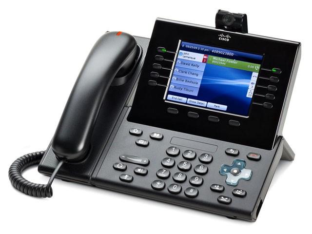9971 Phone The Cisco 9971 is an executive level phone supporting up to six lines without an expansion module.