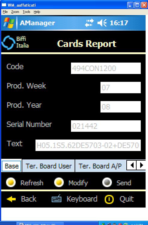 6.2.7 Tools Tools is used to read and write Card Reports.