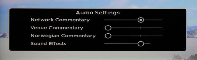 MPEG-H Audio improves the listening experience Personalize the sound to what you want to hear More complex examples: 2014 Field Test with leading U.S.