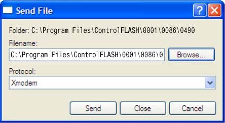 14 PowerFlex 753 Drives (revision 1.007) 11.Search through the subfolder until the PF753_LP_App_v1_007_xxx.dpi file appears in the Select File to Send list. 12.