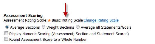 Assessment Templates 9. In the Assessment Scoring section, click Select Rating Scale. The Find Rating Scales page appears. 10. Enter the search criteria in the search text box and click.
