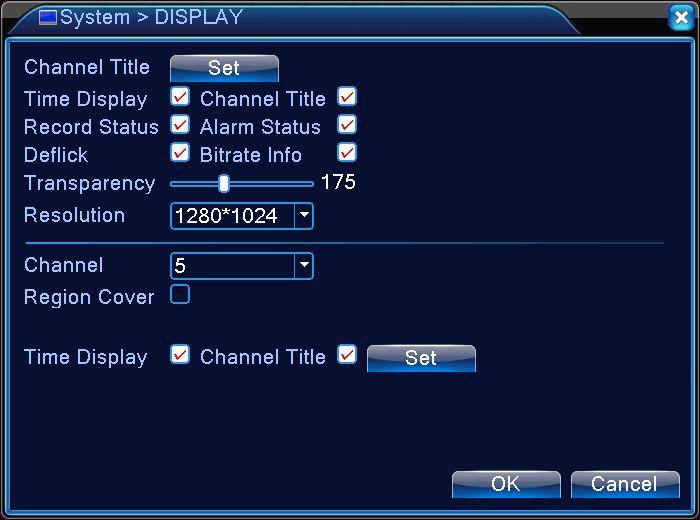 5.3.5 Display You can set monitor or TV resolution here of each channel. 5.3.6 PTZ Config This function is for adding PTZ Cameras.
