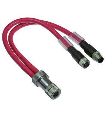 Product Description 2.2.5 Connection cable to the CC-Link interface The IDENTControl Compact has two M12 connectors. It is connected to the bus via standard CC-Link cable with M12 connectors.