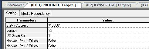 1 PROFINET Controller Parameters (Settings Tab) Figure 40: PROFINET Controller Settings Tab (PNC001) Figure 41: PROFINET Controller Settings Tab (Embedded PNC)