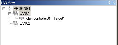 automatically creates a new LAN. Figure 48: LAN Associated with PROFINET Controller Expand the LAN icon in the LAN View to see the modules it includes.