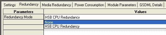 Chapter 3. Configuration 3.7.1.2 PROFINET Scanner Parameters (Redundancy Tab) On the Redundancy tab, select whether or not the PNS is redundantly controlled.