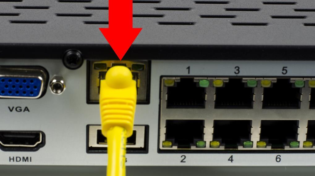 Connect an Ethernet cable to your router, and