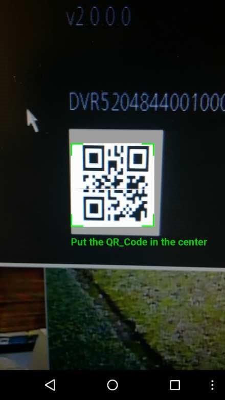 Make sure the QR code fits inside of the clear box in the center of your phone