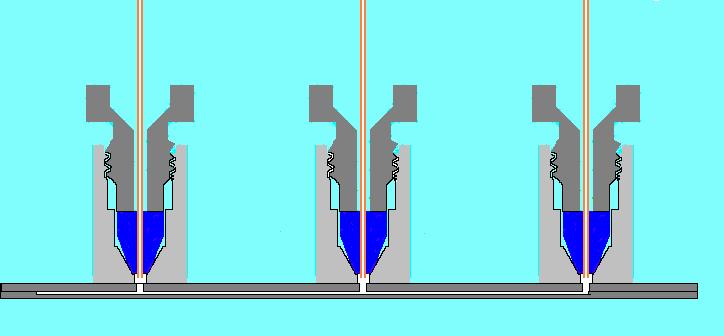 Connections to Microfluidic Splitter To Detector 2 To Detector 1 Column Nut Metal Ferrule Channel Plate Deactivated, very low internal volume to prevent