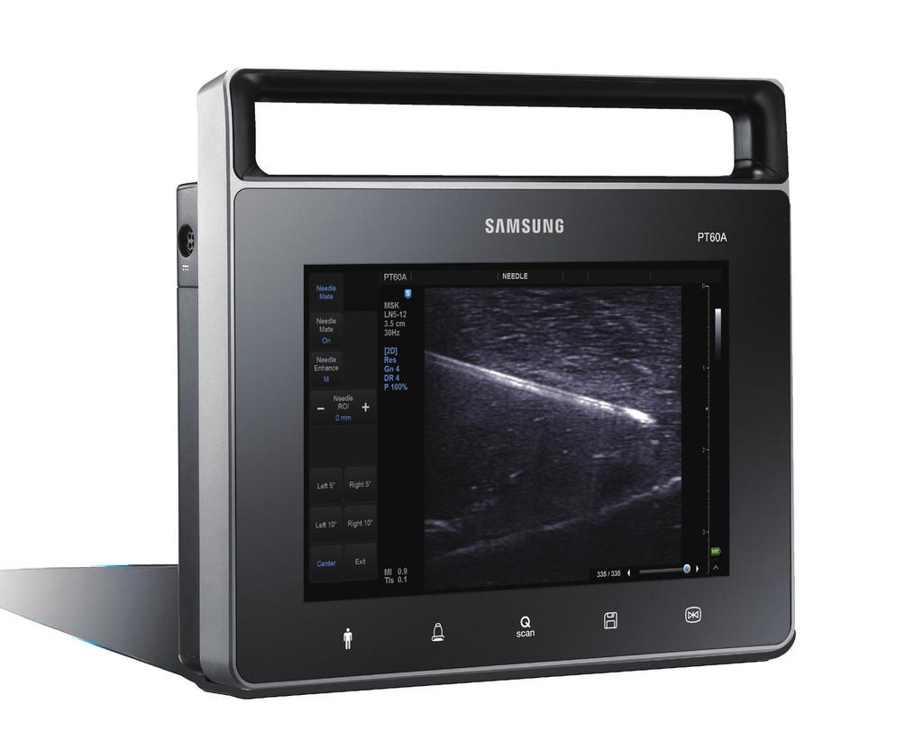 1-inch LED touchscreen monitor for easy operation, Needle Mate for precise identification of the needles location, and