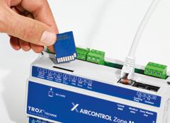 Controlling several rooms Linking individual zones for multi-zone operation An X-AIRCONTROL zone master module can be used to link up to 5 zones.