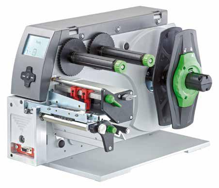 Peripheral connection Add-on modules such as cutter, perforation cutter and stacker are easy to connect. Solid metal housing Die-cast aluminum. All components are mounted on it.