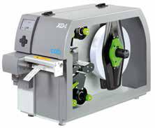 SCARBOROUGH COMPANY Label printers for double-sided printing It prints double-sided on textile materials, cardboard labels, pressed tubes, continuous or ready-for-use, as well as on continuous