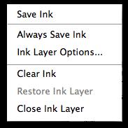 5 Ink Aware continued Capturing Your Notes: Insert your digital ink notes into an Ink Aware file by choosing button #1 on the floating AWARE toolbar.