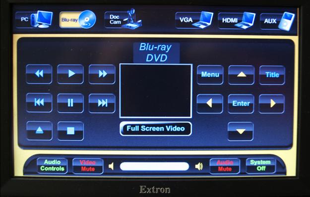 2) Press the Eject button on the touch screen to insert or eject the DVD (drawer will open).