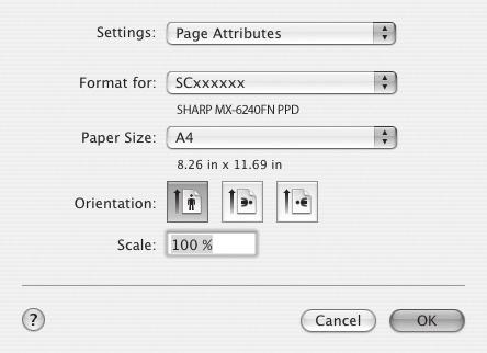sure the paper size is the same as the paper size set in the application.