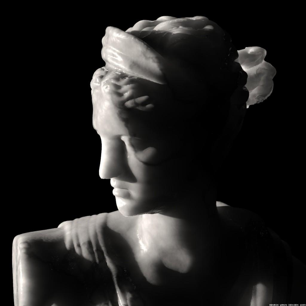 Example : sub-surface scattering Very large statue Medium sized Small statue.