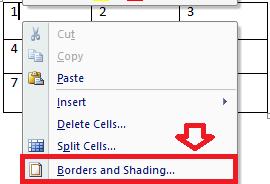 Editing borders You can customize the internal and external borders of your table; you can change their colors, width, length, style, etc. 1.