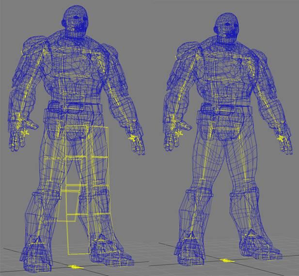Rigging Create a hierarchy of bones inside the