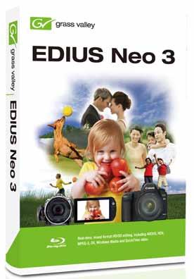 DVD authoring. EDIUS NEO 3 Highlights: Edit AVCHD, DSLR movie files (H.