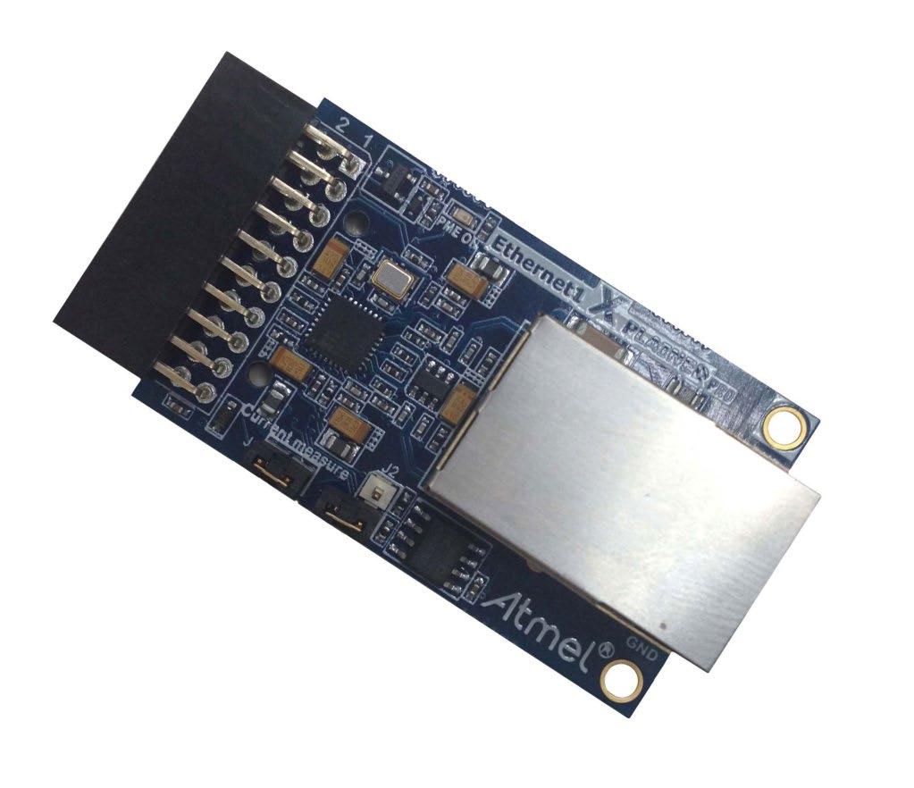 USER GUIDE Atmel Ethernet1 Xplained Pro Preface Atmel Ethernet1 Xplained Pro is an extension board to the Atmel
