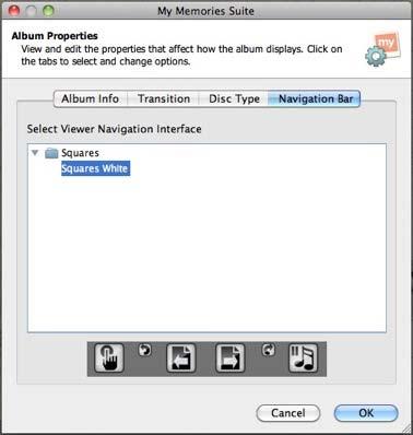 Disc Type Select the Intended Disc Type for the project. MyMemories Suite will warm you if you exceed the size limit for the selected disc type.