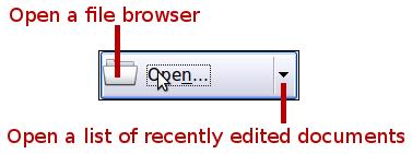 Choose File > Open... Click the Open button on the main toolbar. Press Control+O on the keyboard.