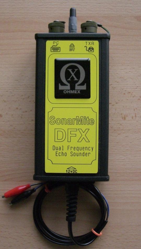 Accessories The following is a short list of accessories for the SonarMite DFX SonarMite DFX Windows Mobile PDA software SonarMite DFX Windows PC/Tablet software USB serial data lead Aluminium