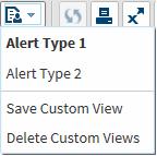 Creating and Managing Custom Views 99 column order column sort order column width column visibility (hidden column specifications) For the Alerts window, a custom view can also include filter
