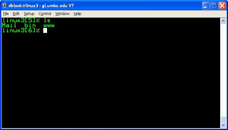 Example of Command-driven Screenshot
