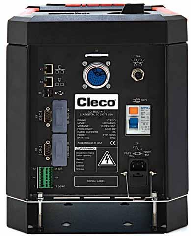 Cleco mpro400gc Global Controller Universal Connectivity Universal connectivity begins with global autosensing input voltage, 16 configurable inputs and outputs, plus DeviceNet, Ethernet-IP, Profibus