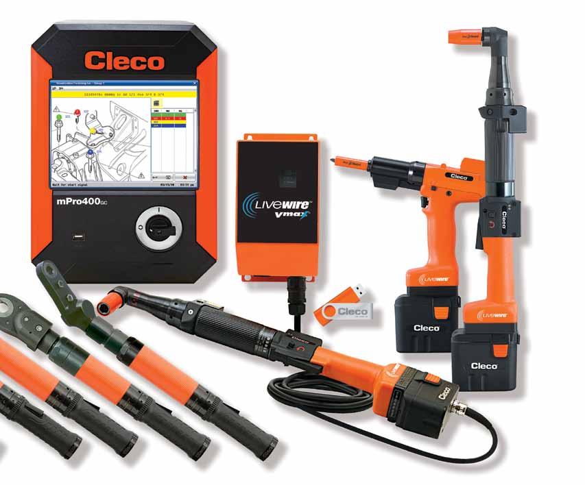 The Cleco LiveWire system provides the most cost-effective safety critical fastening solution available in the world today.