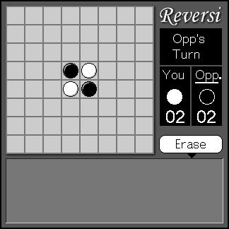 Playing games with another CLIÉ handheld Application to be used CLIÉ handheld Reversi Summary For playing a game in which two players alternately place a black piece and a white piece to capture the