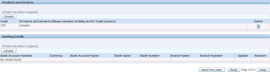 create and maintain your own bank account details and assign these accounts to multiple addresses within your company.