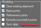 Sync append is the default mode and is set when