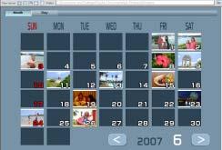 Basic screens Switching among basic modes Calendar Mode Monthly calendar display 5 3 6 1 4 Same as the List mode ( 12). However, some buttons are not available.