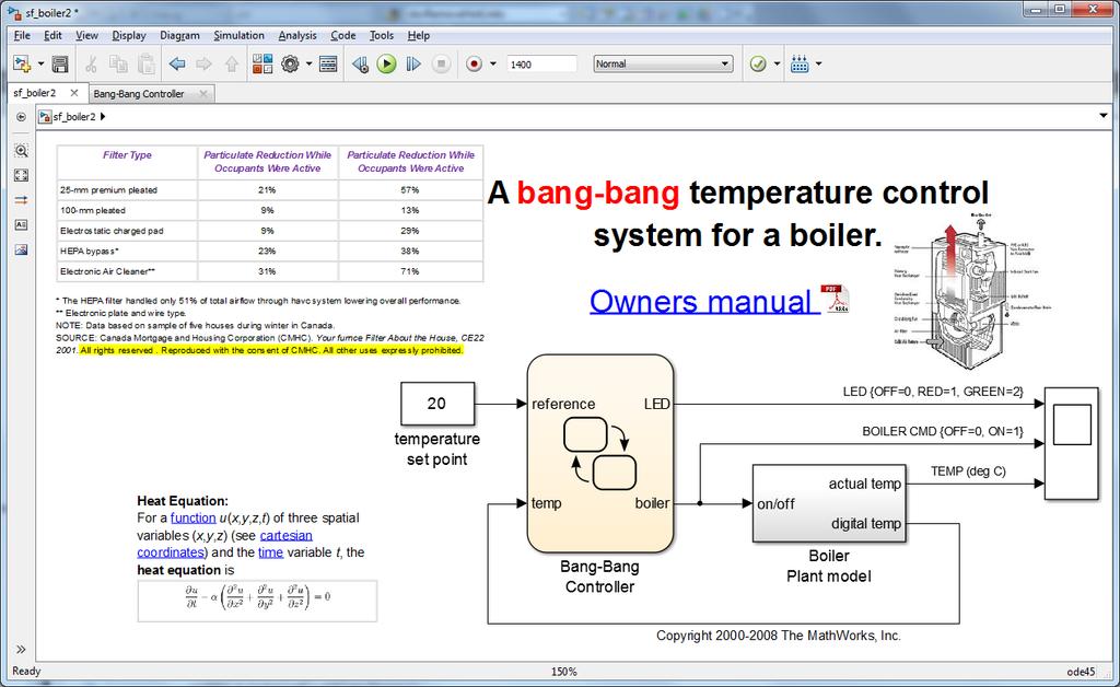 Rich annotations New Simulink Editor Annotate Simulink models with rich text, graphics, and hyperlinks Add formatted
